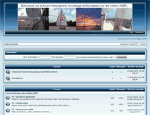 Tablet Screenshot of forum-voiliers-amel.net